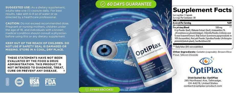 OptiPlax Ingredients